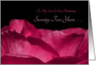 75th Wedding Anniversary For Spouse, Rose Petals, Seventy-Five Years card