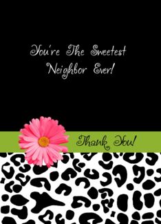Thank You Neighbor...