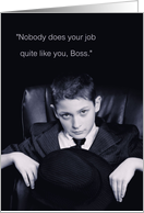 Funny Get Well Soon Boss, Sorry Boy Face In 1920’s Gangster Suit card