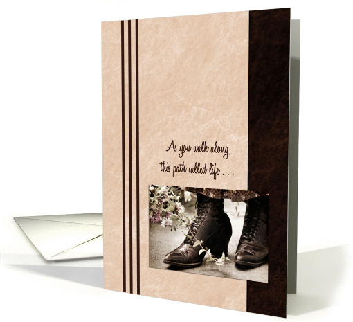 Encouragement For Friend - Path Called Life - Here For You card