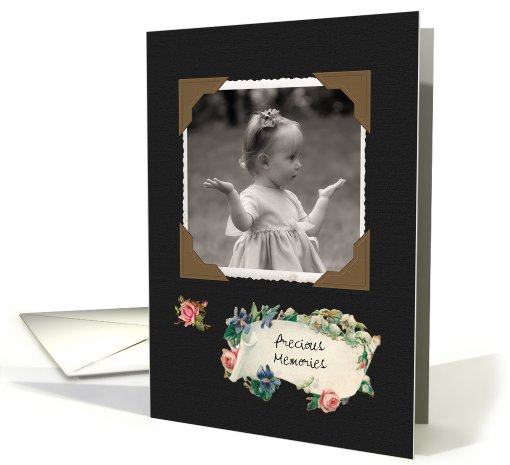 Photo Vintage Scrapbook Style For Any Occasion card (856613)