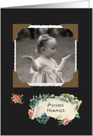 Photo Vintage Scrapbook Style For Any Occasion card