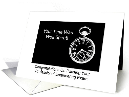 Congratulations Passing Professional Engineering Exam... (861212)