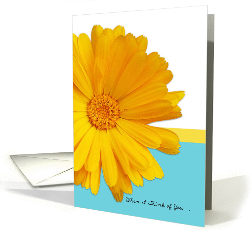 Thinking of You Makes Me Smile, Trendy Summer Blue And... (938391)
