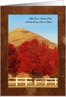 Autumn Greetings Thinking of You Secret Pal Warms My Heart card