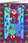 PartyTime,Invitation, clown card