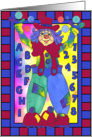 CLOWN 123, ABC,general greeting card