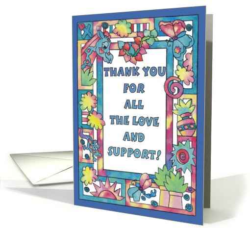 Jungle Frame,Thank you card (806264)