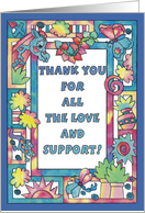 Jungle Frame,Thank you card