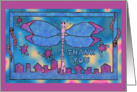 Dragonfly, Thank you (friendship) card