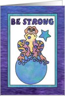 Blue Moon Baby Frog (Be Strong) card
