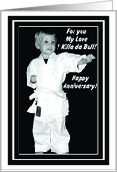 Karate Kid, For you my Love, I Killa da Bull card