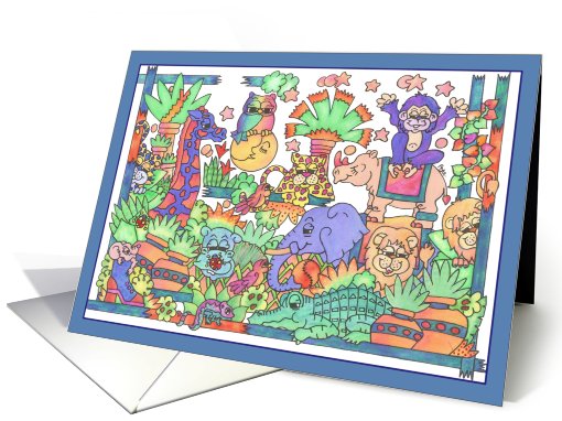 The Mighty Jungle, Happy Birthday from all of us! card (810389)