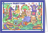 The Mighty Jungle, Party Time! You are invited. card