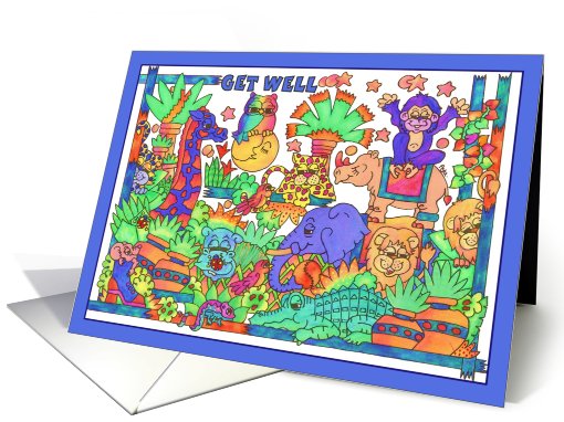 Al's Mighty Jungle, Get better soon! card (810393)