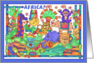 The Mighty Jungle,Happy Travels to Africa card