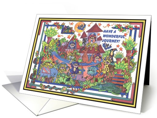 Noah's Ark with colorful animals and plants, Enjoy your... (813211)