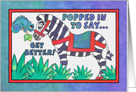 Little Zebra and Chameleon, Get Better card