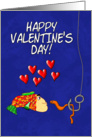 Happy Valentine’s Day Humor Soul Mate Fish and Bait card