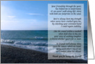 Dearest Friend Poem - Seaside Waves card