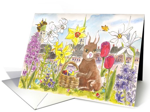 Easter Bunny Fred card (806293)