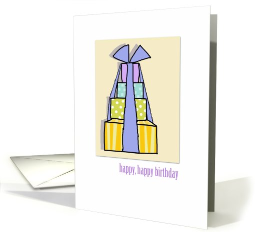 birthday boxes card (808261)