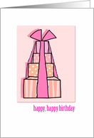 birthday boxes card
