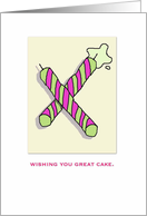 birthday candles card