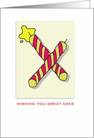 birthday candles card
