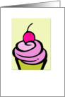 birthday cupcake card