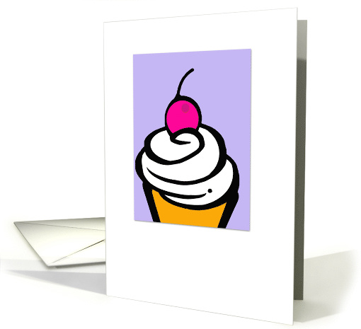 birthday cupcake card (808267)