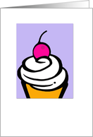 birthday cupcake card