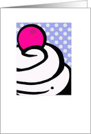 birthday cupcake card