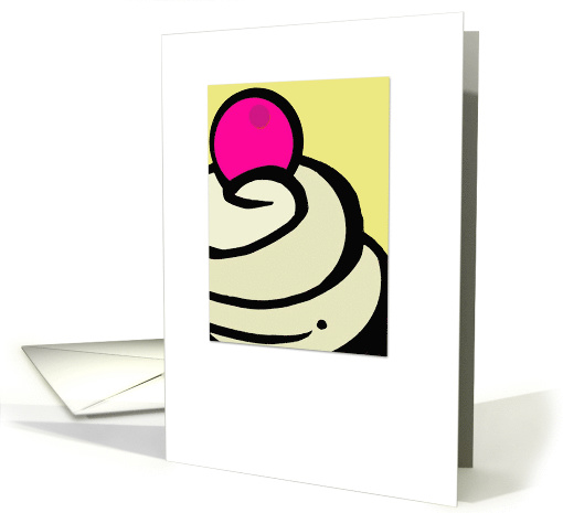 birthday cupcake card (808272)