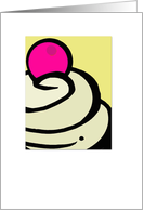 birthday cupcake card