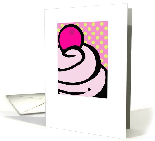 birthday cupcake card (808273)
