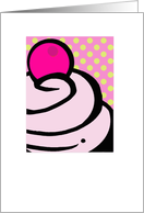 birthday cupcake card