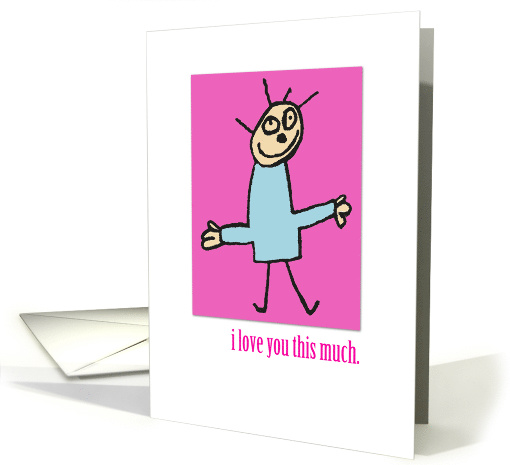 i love you this much card (808371)