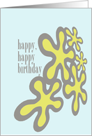 happy, happy birthday card