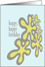 happy, happy birthday card