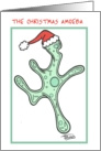 CHRISTMAS AMOEBA card