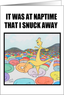 Birthday Cat Nap card