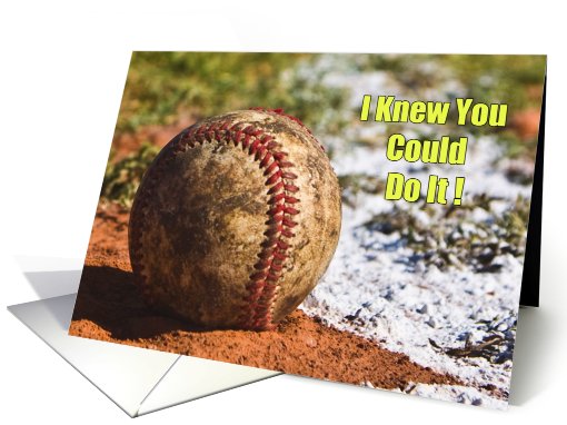 Baseball First Home Run card (822295)
