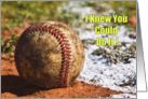 Baseball First Home Run card