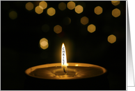Christ Candle Merry Christmas card