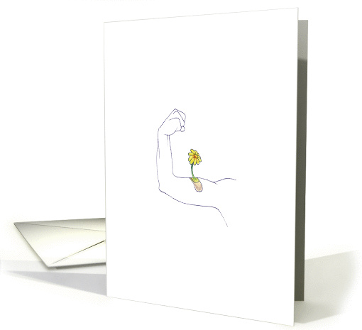 there, there arm. you'll feel better soon. card (1207776)