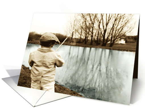 Gone Fishin' card (809023)