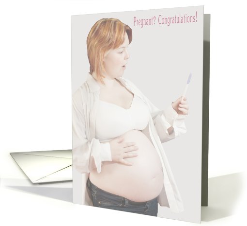 Pregnant congratulations card (813926)