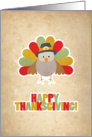 Happy Thanksgiving Turkey Card