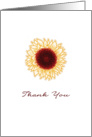 Sunflower Thank You card